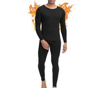 Intimo Termico Uomo Biancheria Intima Termica Uomo Traspirante Asciugatura Rapida per Sci Ciclismo Corsa Allenamento Maglia e Pantaloni Termici Uomo Completo in Lana Merino Premium per Sci Trekking