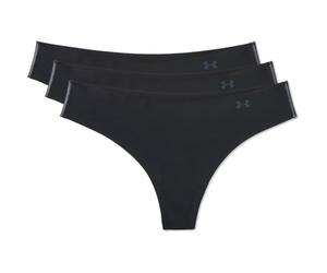 Intimo Under Armour Women's UA Pure Stretch Thong Underwear 3-Pack - black - Nero (S)