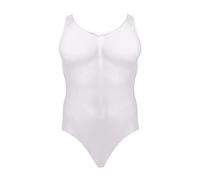 Intimo Uomo Sexy Hard Body Perizoma Push Up Costume Vita Alta Boxer Lunghi Pene Gigante (Bianco, Taglia Unica)