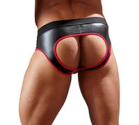 Svenjoyment Shiny Matte Neoprene Look Jock 2120216 Black L