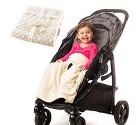 INTIMOM Coperta Antiscivolo per Passeggino - Rimane al suo Posto, Fuori dal Suolo, Fuori dalle Ruote del Passeggino. Coperta Morbida per Bambini Neonati e Bambini Piccoli