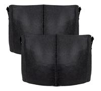 INTIRILIFE 2X Sacchetto per Piante in Tessuto Pile 113 Litri -30 galloni 60 x 40 cm - Vaso per Piante con Maniglie per Il Trasporto per Giardino, Serra - Sacchetto per fioriere Sacchetto per Piante