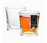 INTIRILIFE 2X Set di Bicchieri da Whisky in Crystal Clear 'Vintage' -260 ml- Old Fashioned Whiskey Senza Piombo-Lavabile in lavastoviglie Bicchiere da Whisky per Cocktail Scotch Gin Rum Acqua