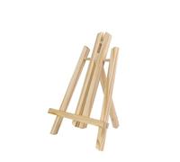 INTIRILIFE Cavalletto da Tavolo Legno di faggio 20 x 28 cm - Supporto Pieghevole per Quadri, per Foto, cavalletto a Tre Gambe per Risparmiare Spazio, cavalletto da Esposizione per Bambini