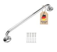 INTIRILIFE portasalviette in Acciaio Inox lucidato a Specchio - Lunghezza 100 cm e Diametro Asta 19 mm per Foratura - portasalviette Porta Asciugamani Bagno Sauna Cucina, Montaggio a Parete