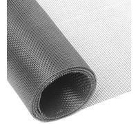 INTIRILIFE Rete antimosche Fibra di Vetro Grigio venduta al Metro, Larghezza 100 cm, Dimensione Maglia 1,2 mm - Zanzariera Resistente ai Raggi UV, zanzariera Porta Finestra in Rete