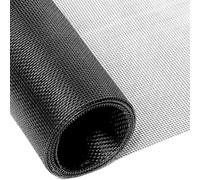 INTIRILIFE Rete antimosche Fibra di Vetro Nero venduta al Metro, Larghezza 150 cm, Dimensione Maglia 1,2 mm - Zanzariera Resistente ai Raggi UV, zanzariera Porta Finestra in Rete