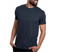 Into The AM Maglietta da Uomo a Maniche Corte, Girocollo, Morbida, Aderente, Taglie dalla S alla 4XL, Navy, L