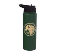 Into the Forest I Go Nature Lovers Parchi Nazionali Stainless Steel Insulated Water Bottle