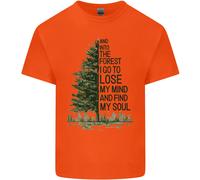 Into The Forest Maglietta Trekking Hiking Per Bambini Ragazzi E Ragazze