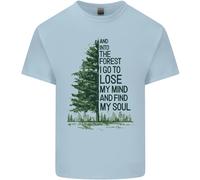 Into The Forest Maglietta Trekking Hiking Per Bambini Ragazzi E Ragazze