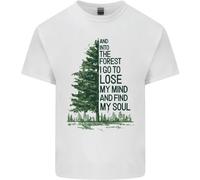 Into The Forest Maglietta Trekking Hiking Per Bambini Ragazzi E Ragazze