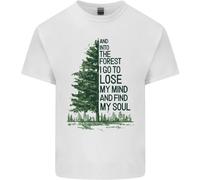 Into The Forest Maglietta Trekking Hiking Per Bambini Ragazzi E Ragazze