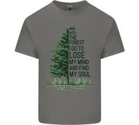 Into The Forest Maglietta Trekking Hiking Per Bambini Ragazzi E Ragazze