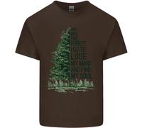 Into The Forest Maglietta Trekking Hiking Per Bambini Ragazzi E Ragazze