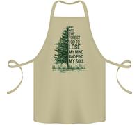 Into The Forest Outdoor Trekking Hiking Grembiule In Cotone 100% Biologico