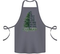 Into The Forest Outdoor Trekking Hiking Grembiule In Cotone 100% Biologico