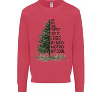 Into The Forest Outdoors Trekking Hiking Uomo Sweatshirt Jumper