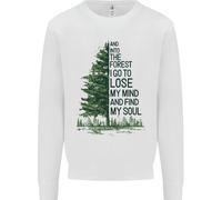 Into The Forest Outdoors Trekking Hiking Uomo Sweatshirt Jumper