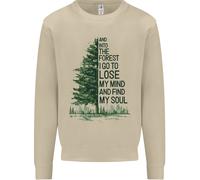Into The Forest Outdoors Trekking Hiking Uomo Sweatshirt Jumper
