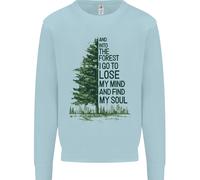 Into The Forest Outdoors Trekking Hiking Uomo Sweatshirt Jumper