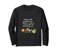 Into The Garden I Go for Mind & Soul, Accogliente e Caldo Giardiniere Maglia a Manica