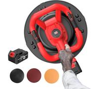 Intonacatrice elettrica da parete, autolivellante per intonacatura da parete, malta cementizia elettrica per calcestruzzo con display LCD, 9 velocità regolabili, strumenti per lisciare intonaci da