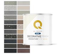 Intonaco decorativo con motivo Mica, 2,5 kg, per interni ed esterni, resistente alle intemperie, Q-COVER