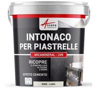 Intonaco per piastrelle del bagno e cucina, su pavimento e pareti - ARCAMINERAL - 20 kg (circa 13 m²) Luna - ARCANE INDUSTRIES