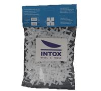 INTOX Croce per piastrelle 200 pezzi bianco 4,0 mm di larghezza per la posa di piastrelle