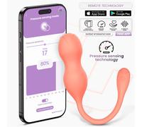 InToYou App Series Kyra Pelvic Floor Trainer with Pressure Sensing & App Orange