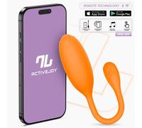 InToYou App Series Logan Vibrating Egg with App Orange