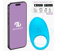 InToYou App Series Ringo Vibrating Ring with App Blue