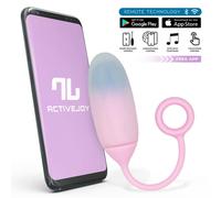 InToYou App Series Vibrating Egg with App Double Layer Silicone Blue-Pink