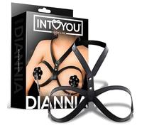 InToYou BDSM Line Diannia Bondage Breast Harness Black