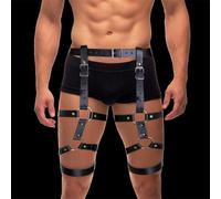 InToYou BDSM Line Fabian Leg & Waist Bondage Harness Black
