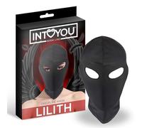 INTOYOU BDSM LINE LILITH MÁSCARA DE INCÃ“GNITO CON ABERTURA EN LOS OJOS NEGRO