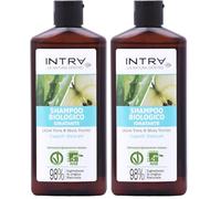 Intra Aloe Vera & Mela Verde Balsamo Biologico Idratante Capelli Delicati (Confezione da 2)