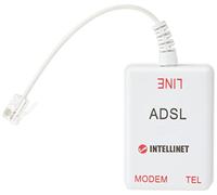 Intracom PC-0754 Filtro ADSL, Plug Rj11 Bulk, Bianco