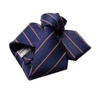 INTRAMONTABILE CRAVATTA REGALI IDEA REGALO BLU A RIGHE ROSA BEIGE RIGATO FINE