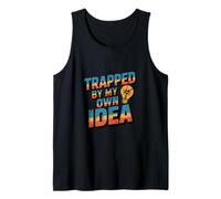 Intrappolato dalla mia Idea Got Trapped Funny Trap Meme Canotta
