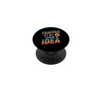 Intrappolato dalla mia idea Got Trapped Funny Trap Meme PopSockets PopGrip Adesivo