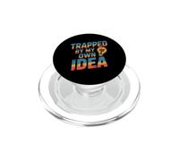 Intrappolato dalla mia idea Got Trapped Funny Trap Meme PopSockets PopGrip per MagSafe