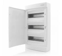 Intratec centralino da parete Esterno 3 Fila - IP40 Quadro Elettrico per 36 Modu