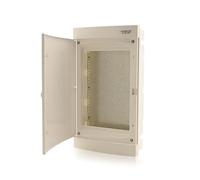 Intratec distributore multimediale a incasso IP40, 283x482x70 mm - Bianco RAL 9003, ideale per Smart Home e reti domestiche