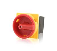Intratec Interruttore principale 32A, 3 poli - Sezionatore IP65 da incasso per quadri elettrici, compatto (67 x 67 x 63 mm)