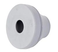 Intratec, passacavo in gomma impermeabile [protezione IP 66/67] M32 - 10 pezzi, grigio | beccuccio per cavi in gomma | raccordo per soffocamento | bocchetta in gomma | passacavo in gomma