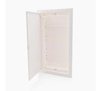 Intratec ripartitore di comunicazione a incasso, IP40 - Distribuzione multimediale per casa connessa, serie DIXBOX-XT, armadio per sistemi multimediali, 592 x 346 x 92 mm, bianco