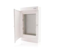 Intratec ripartitore di comunicazione a parete, IP40 - Distribuzione multimediale per casa connessa, armadio per sistemi multimediali, 287 x 485 x 112 mm, bianco