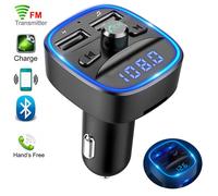 Intrattenimento in auto di altissimo livello, trasmettitore FM con Bluetooth 5.3 aggiornato per uno streaming senza interruzioni, caricabatt